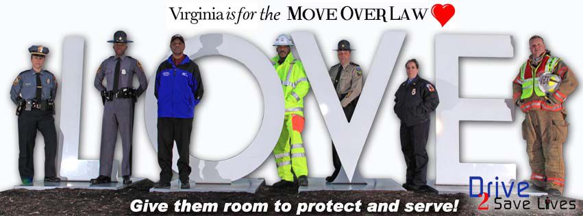 Image result for va move over law poster