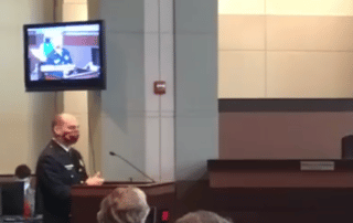 AVFRD President Townsend addresses the Loudoun County Board of Supervisors