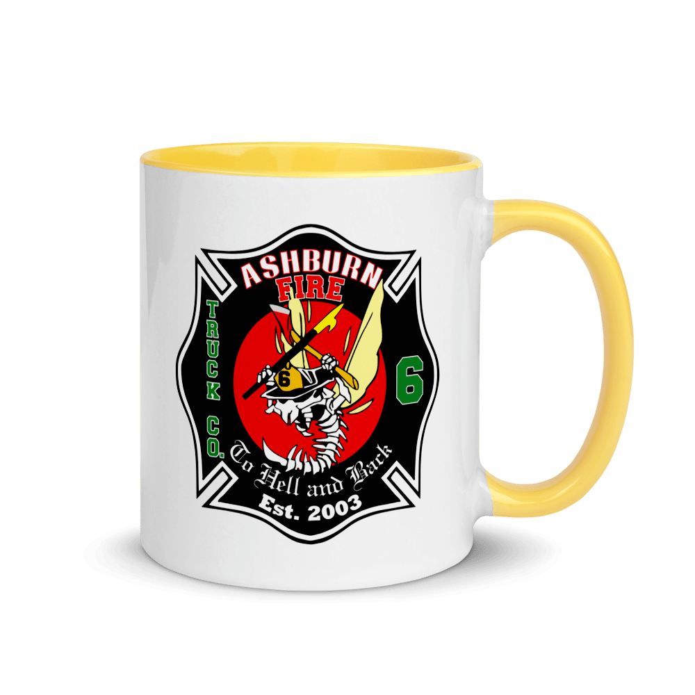 Truck Company Patch Mug with Color Inside - Image 2