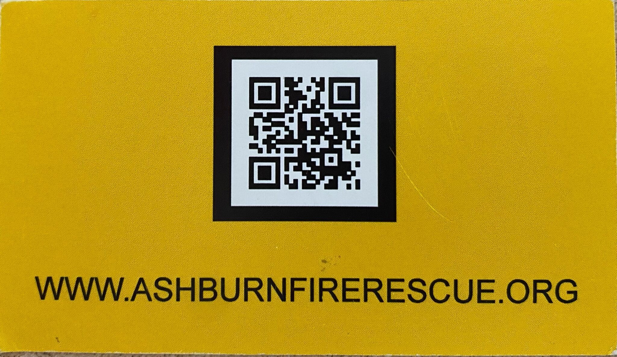 business card back
