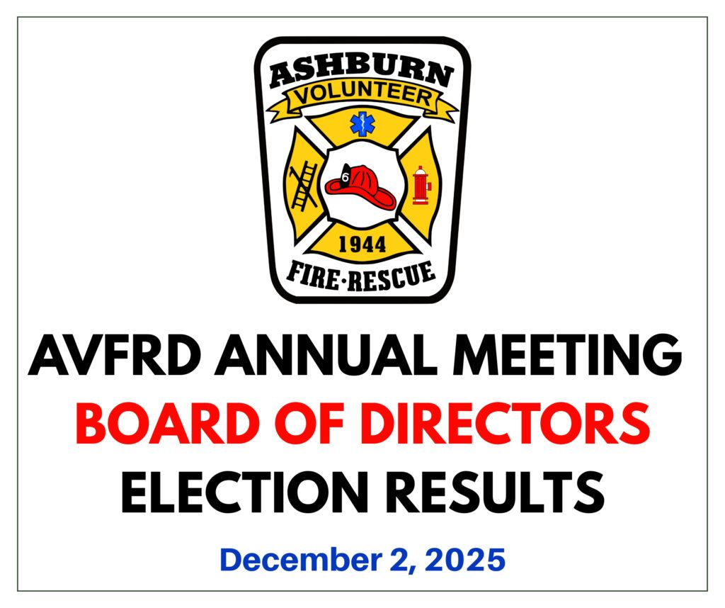 AVFRD Board of Directors Election Results